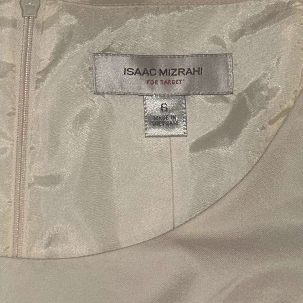 Women's Isaac Mizrahi Dress Size 6 Ivory - Picture 6 of 6